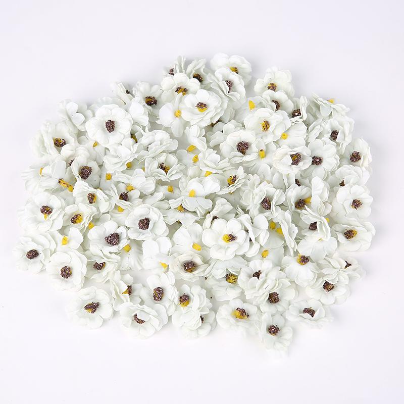 30/50Pcs 3cm Multicolor Mini Daisy Silk Artificial Flower DIY Valentines Day Party Christmas Wedding Decoration Home Decor