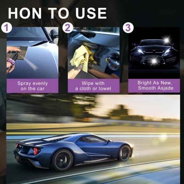 1 Stück/2 Stück Auto-Beschichtungsspray, 3-in-1-Spray mit hohem Schutz, 3-in-1-Schnell-Auto-Keramik-Beschichtungsspray mit hohem Schutz, 3-in-1-Autospray mit hohem Schutz