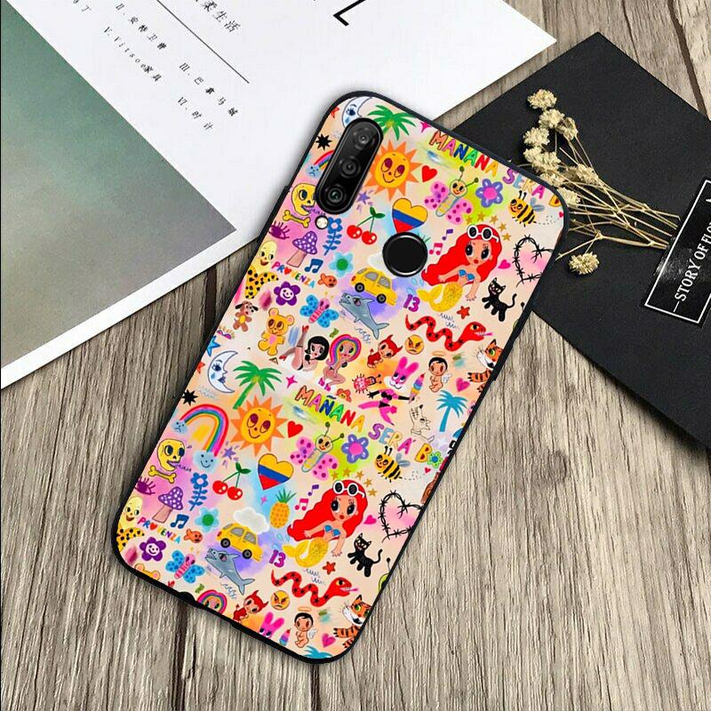 

karolg Manana Sera Bonito Для Huawei Nova Y72 Y73 Y90 Y70 Y60 Y91 Y61 12s 12i 11i 8i 9 10 SE P40 Lite P60 P30 Pro Чехол Huawei Nova Y61