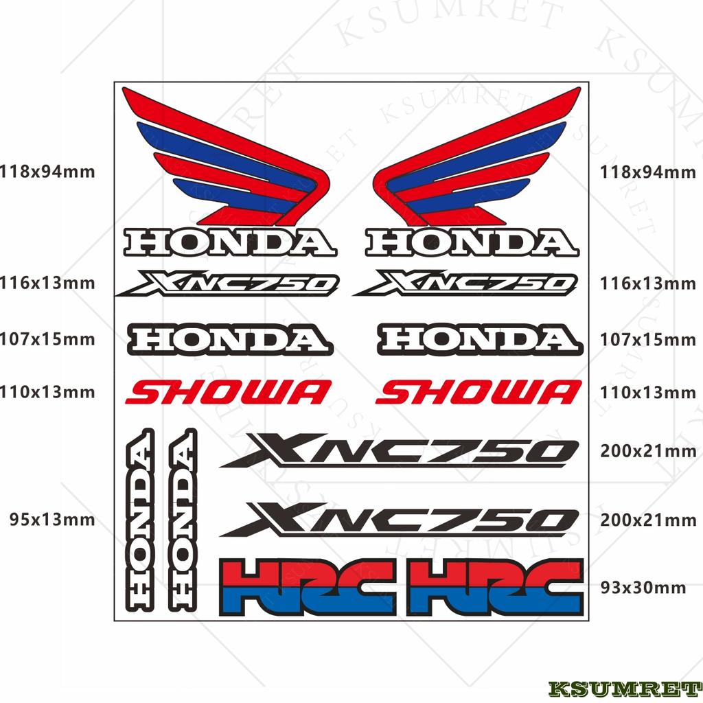 CKU5 For Honda Motorcycle Stickers NC750X Logo Decal Waterproof
