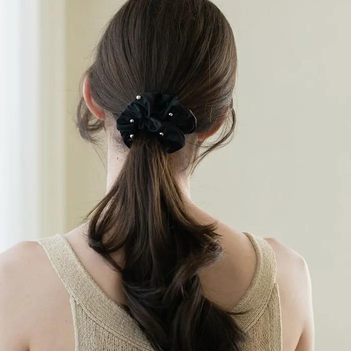 Dot hair scrunchie, Aimee_3 colors