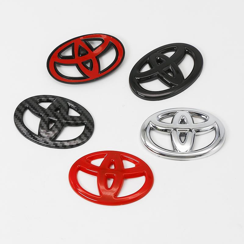 3D ABS Steering Wheel Emblem Cover Logo Badge Sticker for Toyota Corolla Camry RAV4 Yaris CHR Auris Avensis Prius Verso Accessor