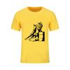 Novelty Knitted Men T Shirts Tuxedo Tees Barrel Race Lady Girl Mens T Shirt O