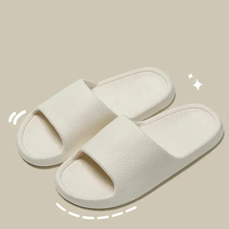 Fashion EVA Men Sandals Flip Flops Man Slippers Solid Color Simple Non-slip Soft Sole Comfortable Shower Slippers Outdoorf Couple Shoes