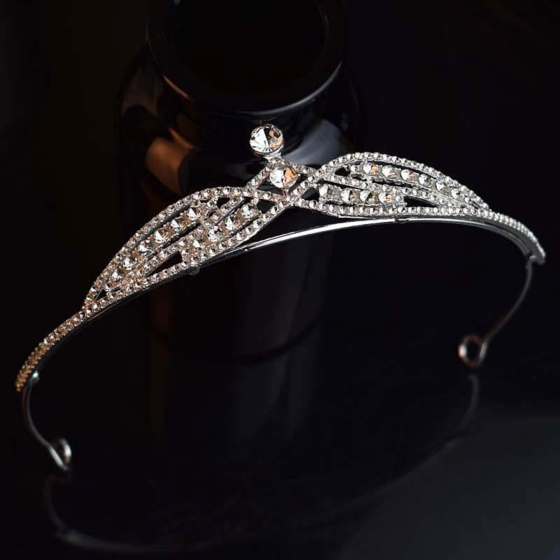 Simple Temperament Fugitive Princess Crown  Birthday Catwalk  Awards  Hair Accessories  Fashionable and Versatile Accessories