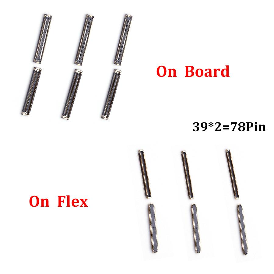 2-10PCS 78Pin Male And Female For Flex cable FPC Connector For Huawei Honor 90 Smart Plug On mainboard Board LCD