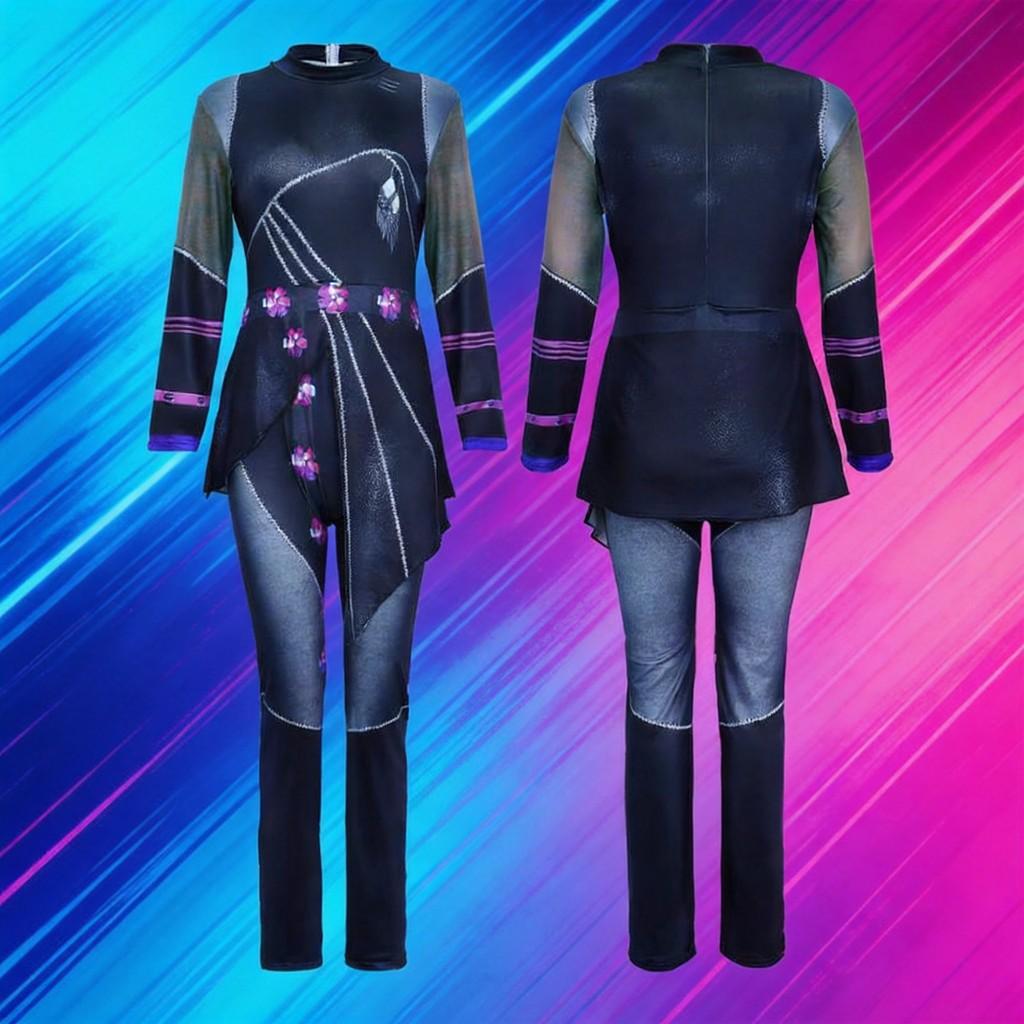 Kpop Dämonenjäger Rumi Zoey Mira Cosplay Catsuit Aus Kunstleder für Halloween Party Performance
