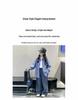 Girls' Autumn 2026 Korean Plaid Long Sleeve Cardigan Shirt