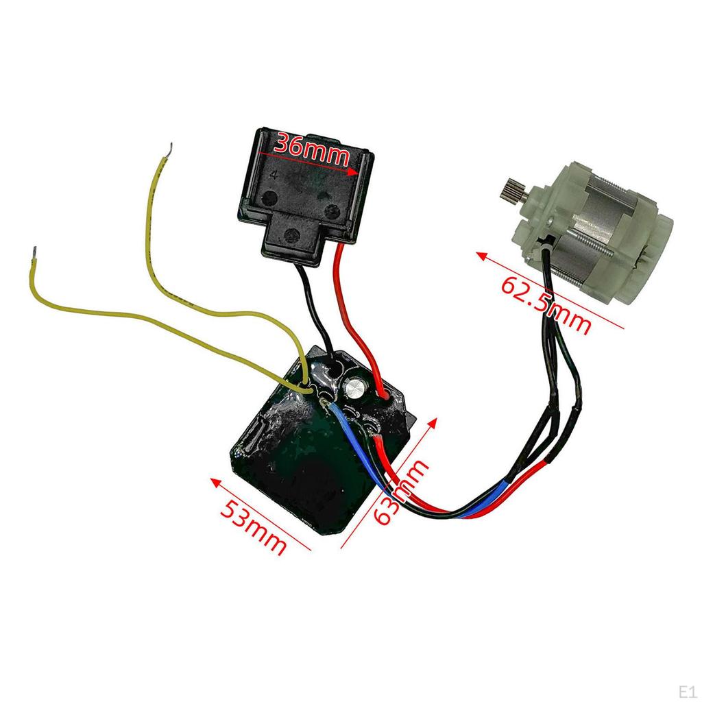 Saw Brushless Motor Replacement Motor, Accessory for Electric Hand Drill Easy Installation Practical