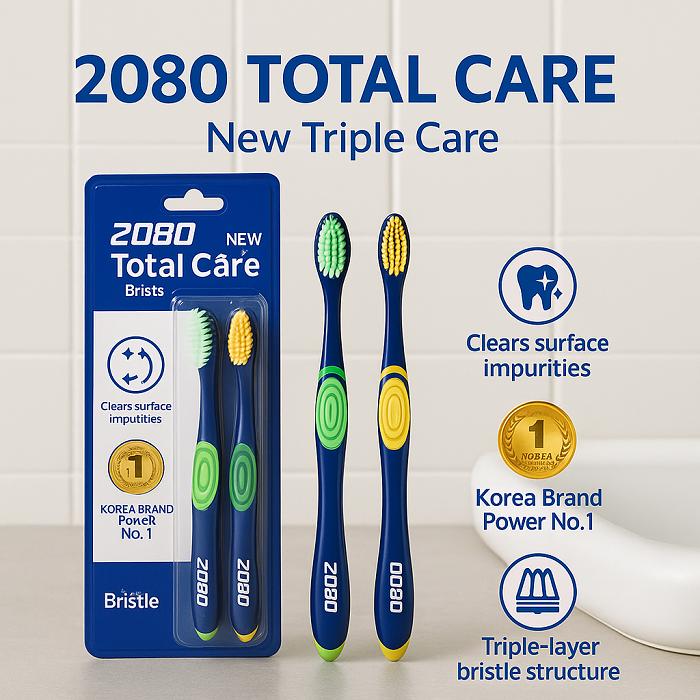 Szczoteczka do zębów 2080 Total Care - Włókna ultra-cienkie