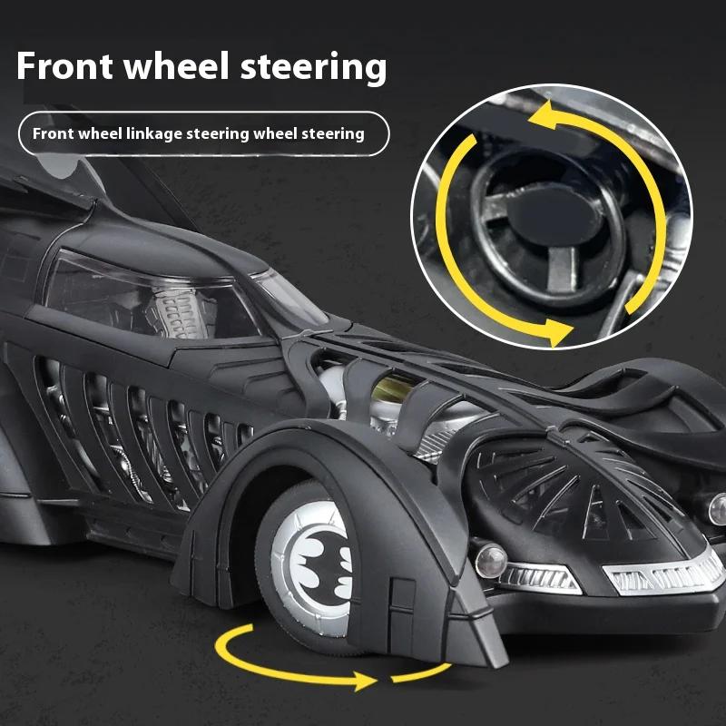 1:18 Batmobile 1995 Alloy Car Diecasts & Toy Vehicles Car Model Miniature Scale Model Car Toys For Children