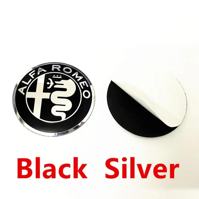 Car Stickers For Alfa Romeo 4pcs 40mm 50mm 56mm Car Wheel Hub Logo Sticker Rim Center Caps Cover Badge Decal ForAlfa Romeo 147 1