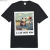 I Live Here Now Funny Opossum Pizza Football Retro Tshirt For Men Women 100 Cotton T Shirts Short Sleeve Tops 04031