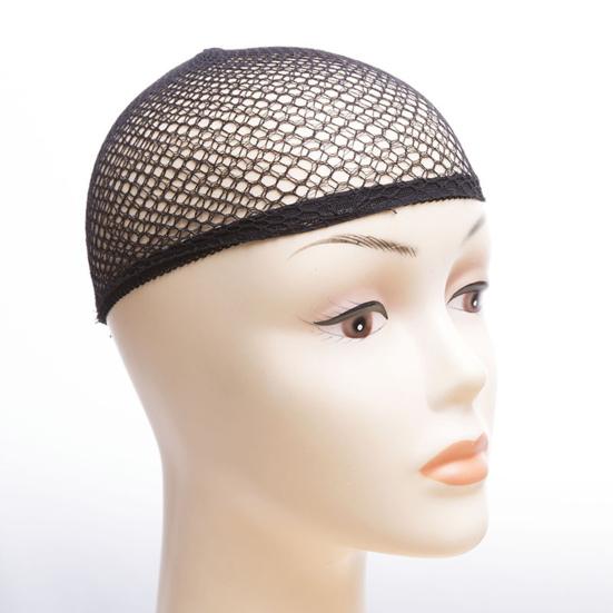 1 Pair Black Mesh Wig Hair Net High Elastic Hair Mesh Net Women Men Halloween Cosplay Liner Weaving Net Wig Accessory