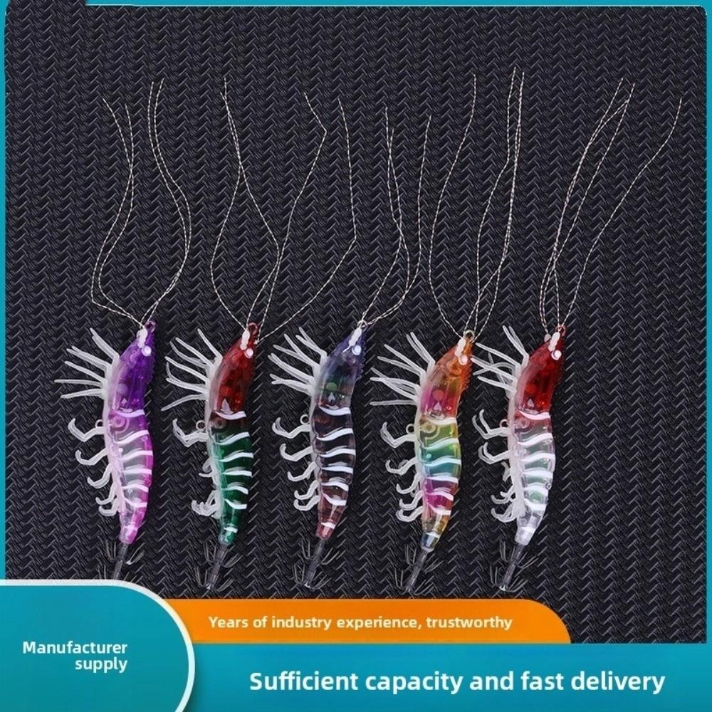 Luminous Slow Sinking Lure 11g 90mm Artificial Calamar Wobbler Octopus Bait  Octopus Fishing