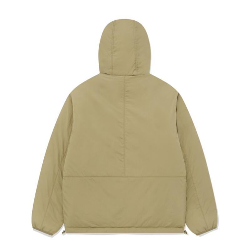 Covernot Reversible Compeboa Hoodie Zip Up Jacket Co2303jk19 Iv Kh Wh