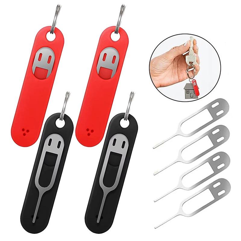 1/1/1Pcs/set Anti-Lost Sim Card Eject Pins SIM Card Tray Opening Tool Needle Opener Ejector For iPhone Xiaomi Realme OPPO Phone
