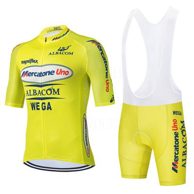Conjunto de Maillot de Ciclismo de Verano Pro Team Nuevo Conjunto de Culotes de Bicicleta 19D Ropa de Ciclismo MTB Camisetas de Bicicleta de Manga Corta para Hombre Ropa Maillot