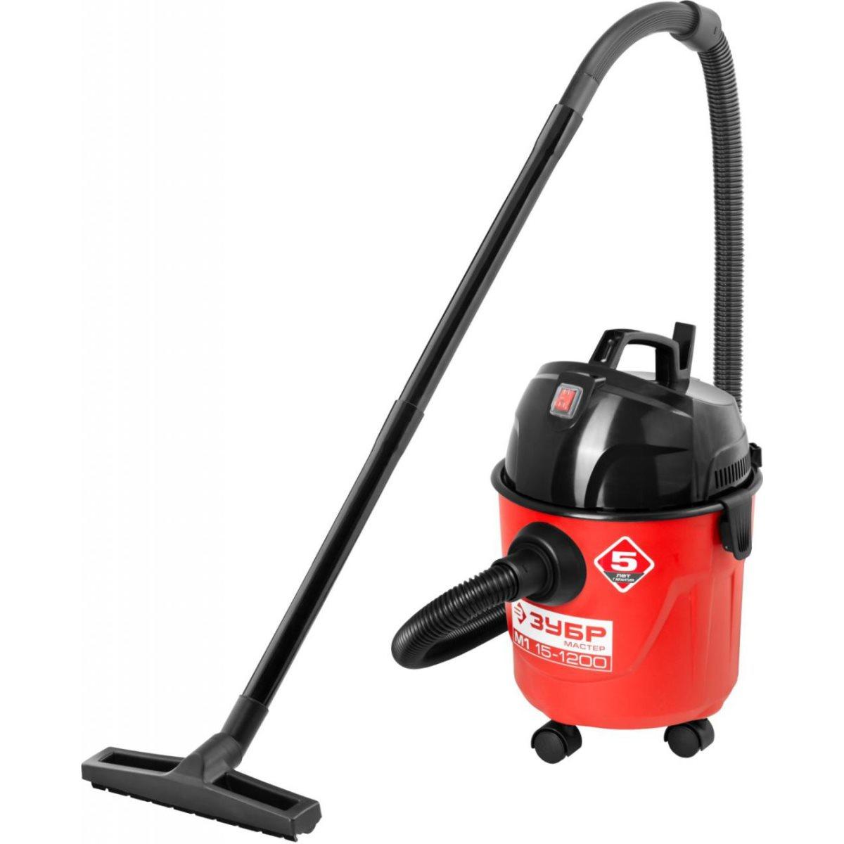 

Пылесос для сухой и влажной уборки Зубр Пу-15-1200 М1