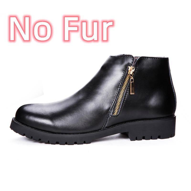 Genuine Leather Classic Male Ankle Boots 2024 High Quality Desert Boots Side Zipper All-match Motorcycle Boots