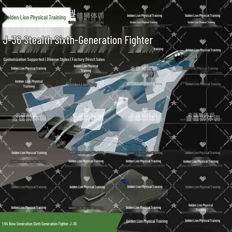 Golden Lion J-36 6th Gen Fighter Jet Model