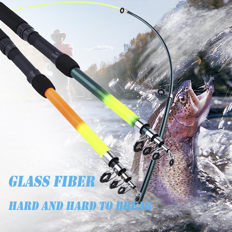 Buy Spinning Fishing Rod Glass Fiber Material Not Easily Corroded And ...