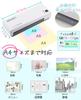 A4 Compatible Laminating Machine Set with Corner 20 Sheets of Laminating Cold Lamination Waviness Continuous for and Office Business and Photos
