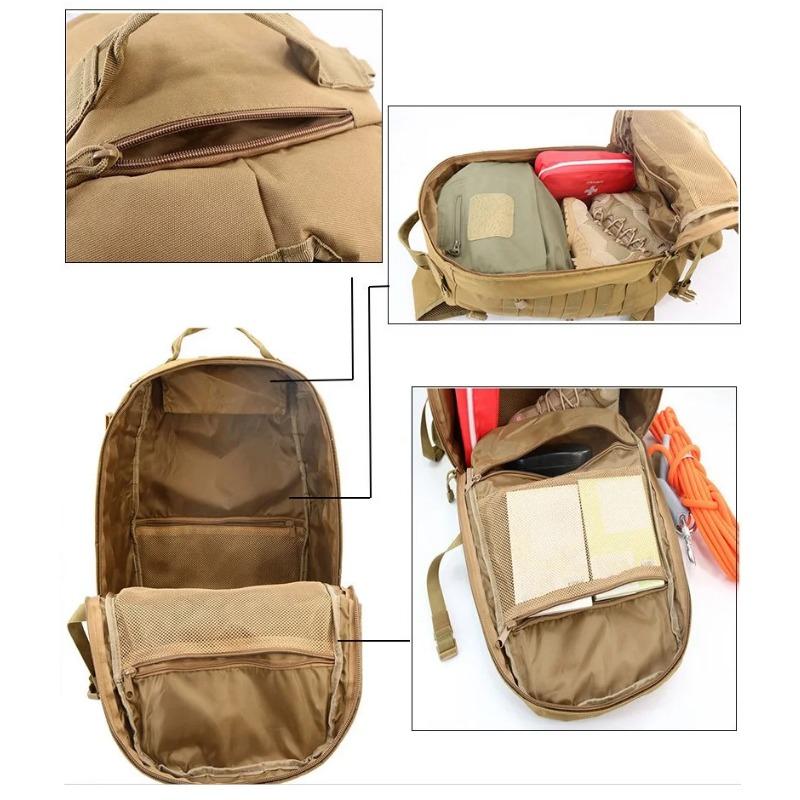Sports Camping Hiking Trekking Fishing Hunting Bags Outdoor Waterproof Molle Tactical backpack 45L