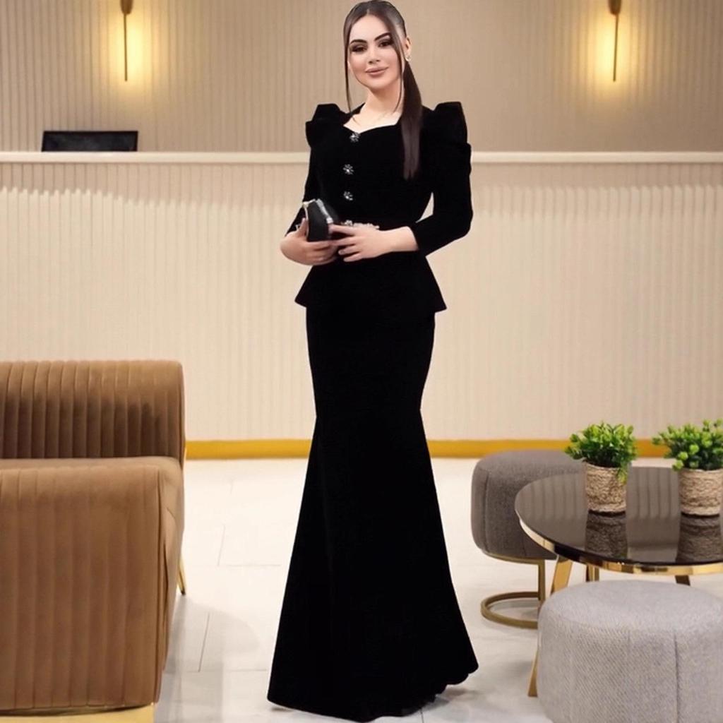 2025 Autumn European & American Fashion Solid Color Elegant Top & Skirt Set