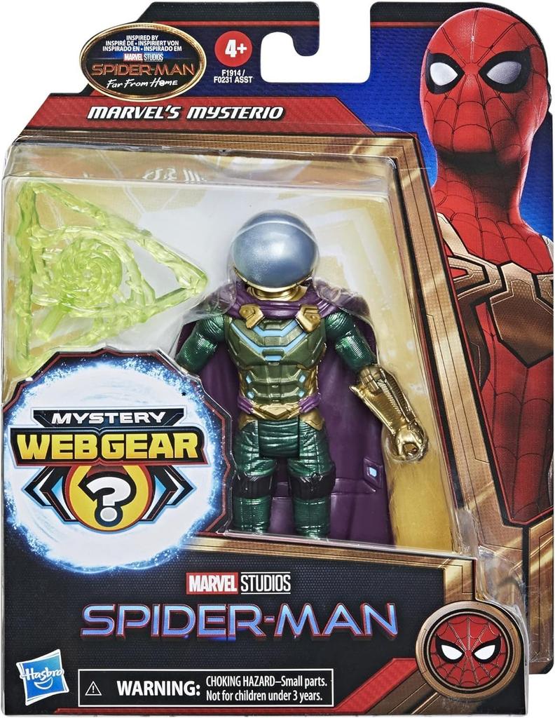 Hasbro Marvel Sem Volta Para Casa Figura de Ação Teia Misteriosa F1914 Autêntico Equipamento do Homem-Aranha/Mysterio