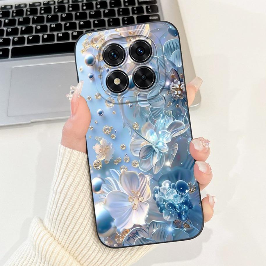 For Xiaomi Redmi Note 14 Pro 5G Case Popular Flower Marble Soft Candy Silicone Phone Back Cover For Redmi Note 14 Pro Plus Funda