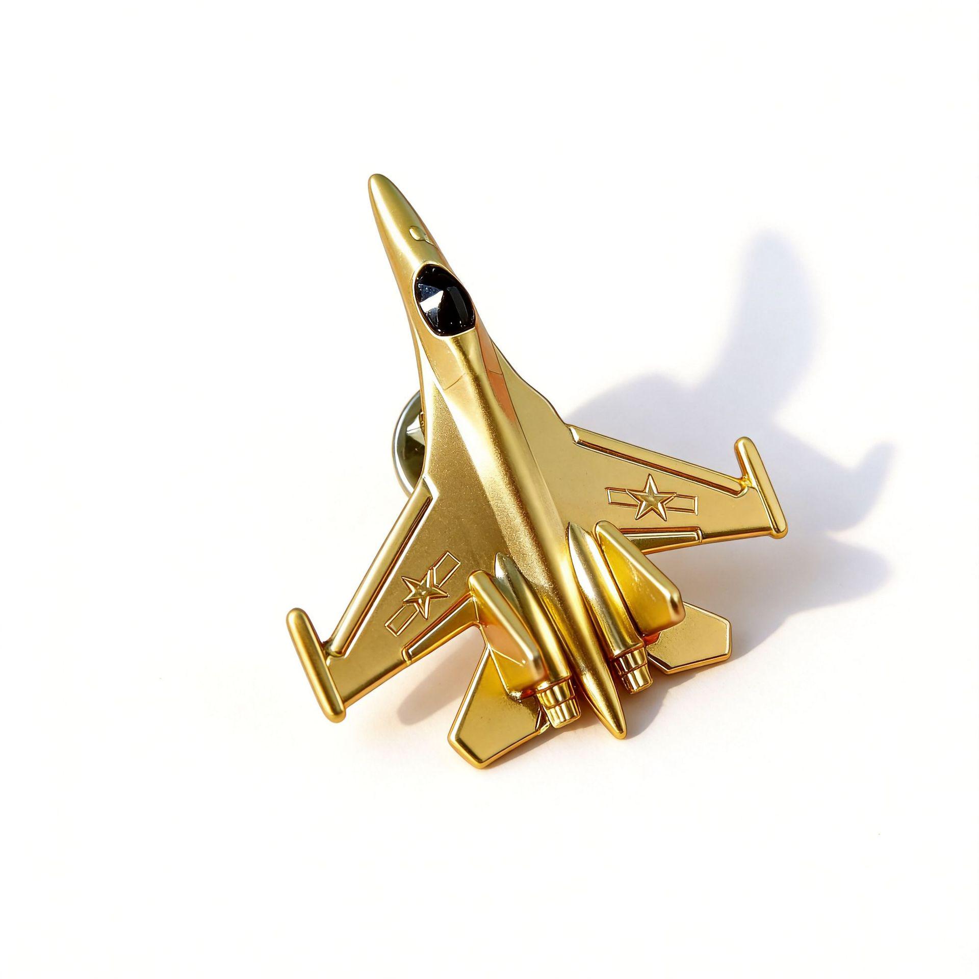 Chinese J-20 Fighter 3D Brooch Collection - Changchun Airshow Series