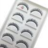 5 Pairs 3D Natural Mink False Eyelashes Makeup Fake Eye Lashes Faux Cilios Make Up Beauty Tools