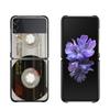 Zflip4 Phone Case For Samsung Galaxy Z Flip3 5G Z Flip 3 zflip z flip ZF Coque PC Cover Black Fundas Retro Camera Game
