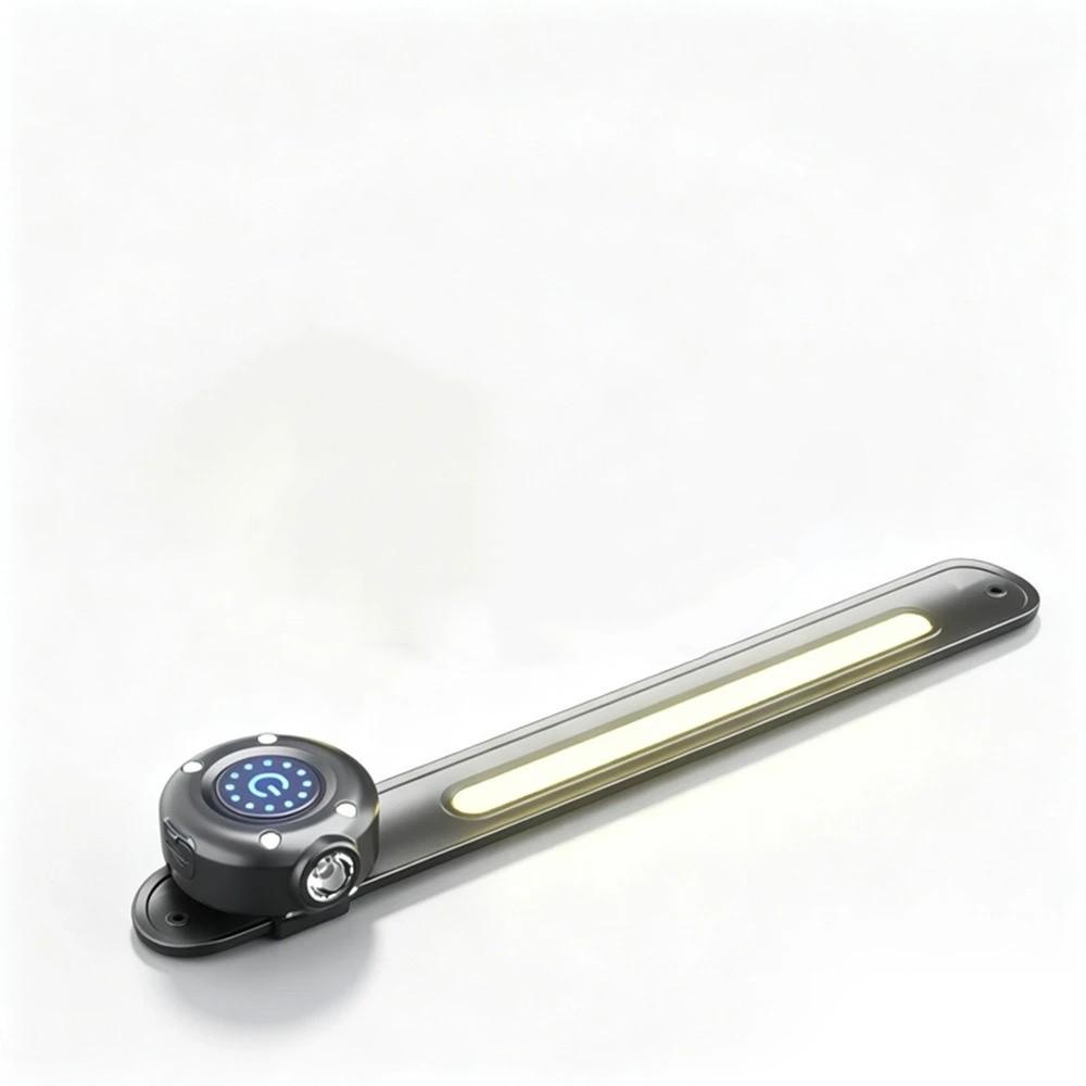 Multifunctional Wrist Flashlight Dual Source Hands-Free Flashlight Mini Portable Torch  Camping