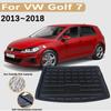 EVA Material for VW Golf 7 Accessories Volkswagen Golf Mk7 Hatchback GTI R 2013~2018 Car Trunk Mats Liner Waterproof Storage Pad