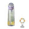 Innovative Fun Cup Fruit Flavored Sports Straw Cup Convenient Travel Cup 650ml Purple/blue/black/pink