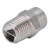 2pcs Atomizing Nozzle 304 Stainless Steel Durable Wearable Wide Coverage Area Compact Practical Misting Parts Supplies3.0mm