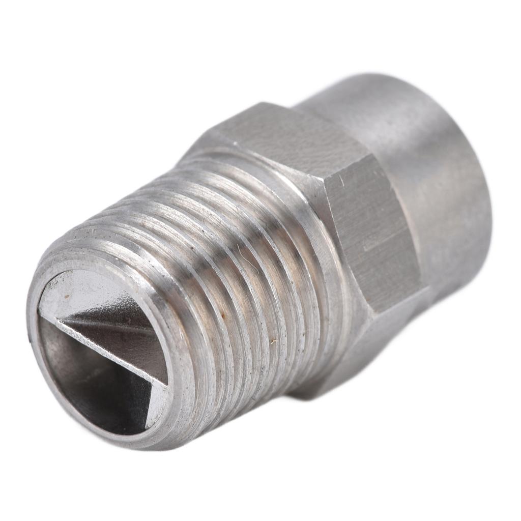2pcs Atomizing Nozzle 304 Stainless Steel Durable Wearable Wide Coverage Area Compact Practical Misting Parts Supplies3.0mm
