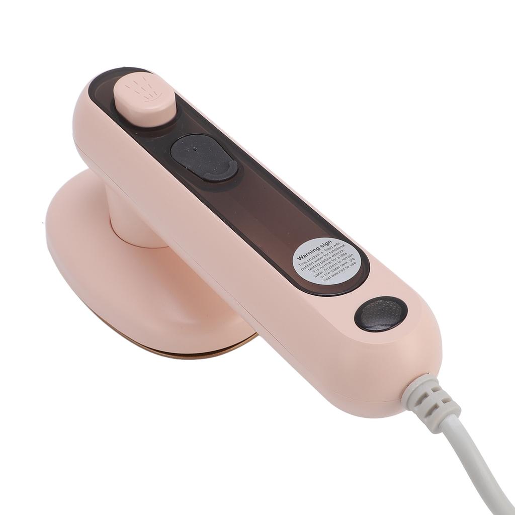 Portable Steam Iron for Clothes Wet and Dry Use Ti Panel Handheld Mini Ironing Machine with 60ml