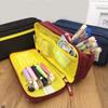 Double-Layered Pencil Case Large Capacity Pen Pouch Multiple Zipper Layers Pencil Box Student School Supplies