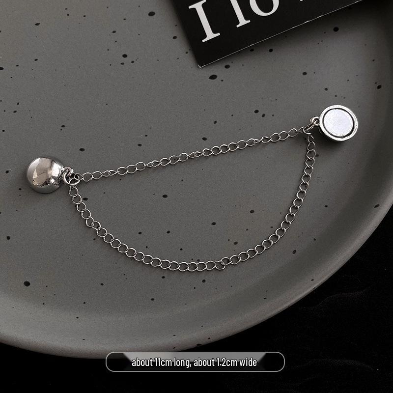 

Регулируемая магнитная пряжка для легкого укорачивания брючин футболки - Решение без шитья с подворачиванием