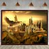 Harry Potter Holwarts Castle Picture Diamond Painting Kit 5D DIY Round Diamond Embroidery Handicraft Home Decor