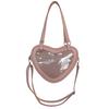 Heart-Shaped Lolita JK Uniform Crossbody Bag – Cute, Small Capacity for Girls