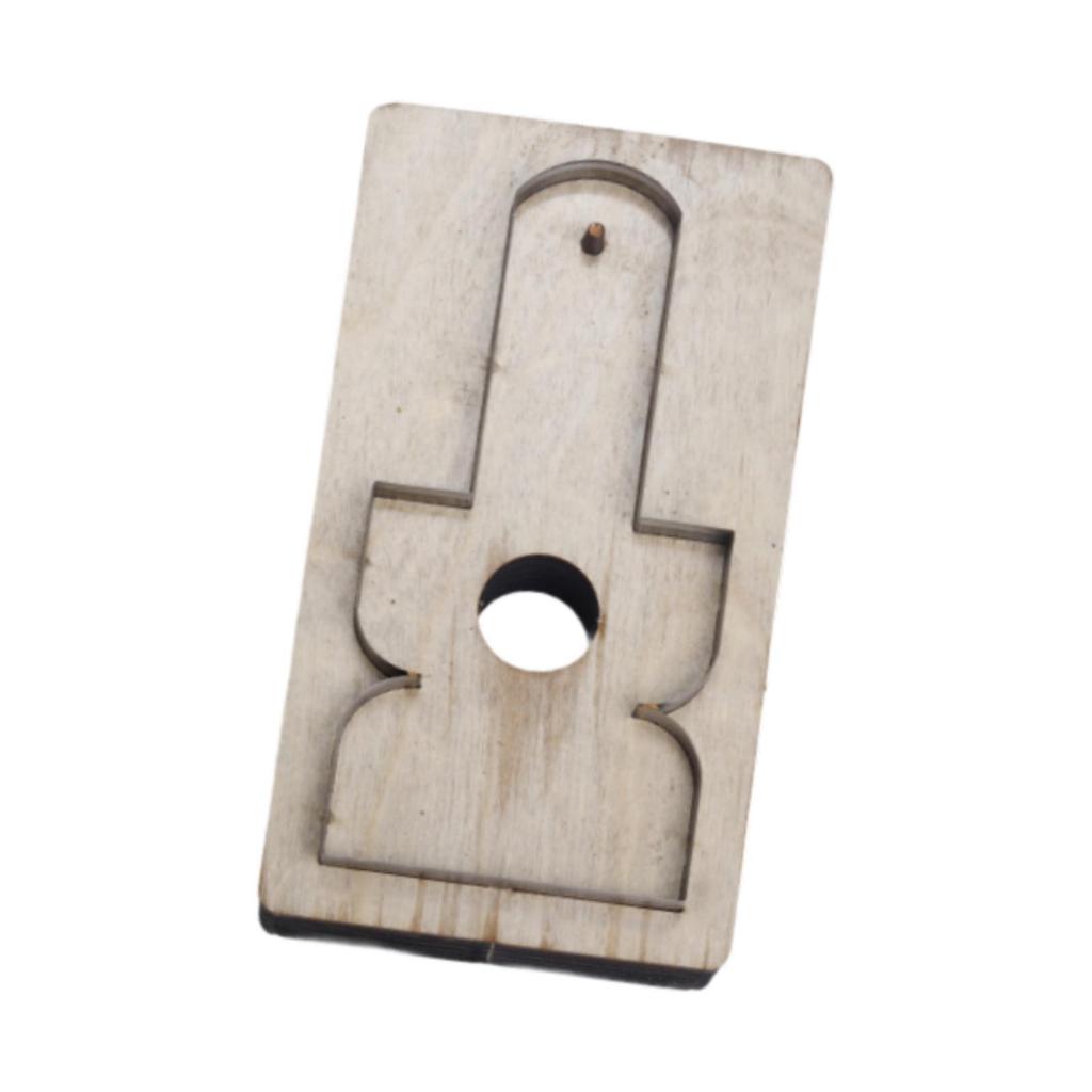 Leather Cut Die Handcraft Cutting Stencil Easy Carrying Leather Plate Knife Die for Tailor Beginner Househld Studio Devices