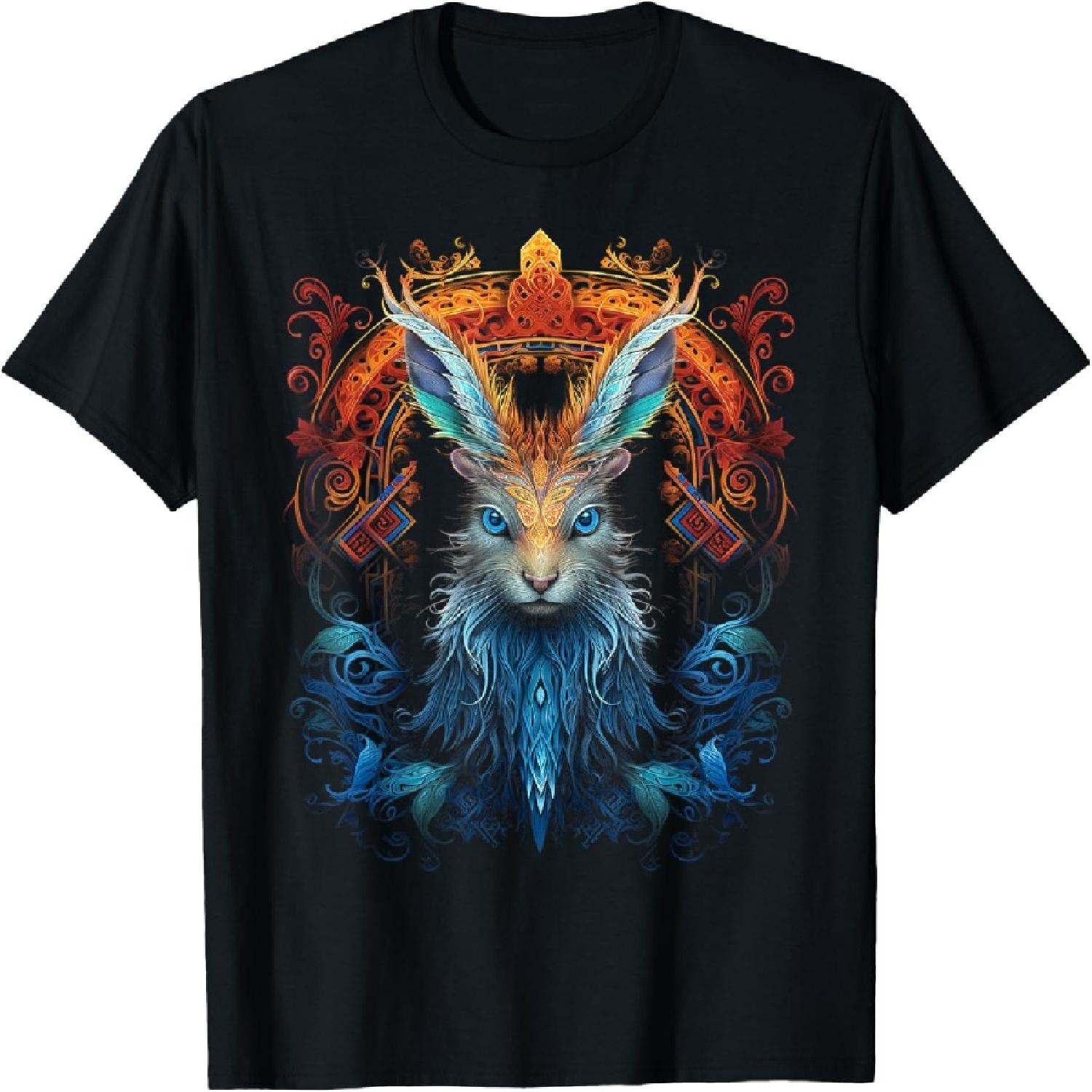 Rabbit Animal Graphic Art Rabbit T-Shirt(1) XXXXXL разноцветный