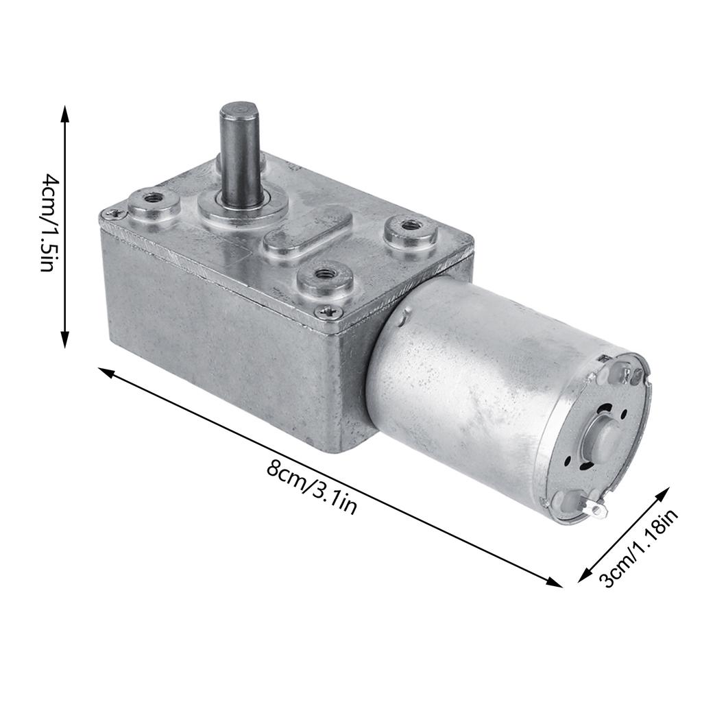 12V 10KG.CM High Torsion Gred Motor 3RPM Low Speed Self Locking Reduction Motor for BBQ Electric Curtain and Stage Lighting