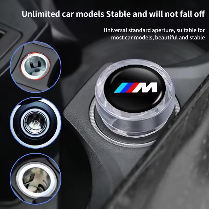 Car Cigarette Lighter Decoration Cover Plug DustProof Cap For BMW M Performance M E46 E90 F10 F30 X3 F20 E46 E60