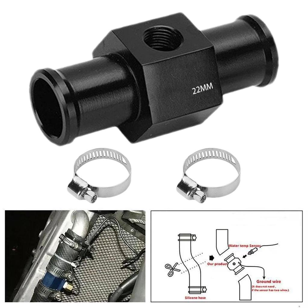 Radiator Sensor Adapter Mounting Hose, Temperature Meter Joint Pipe | Heavy Duty