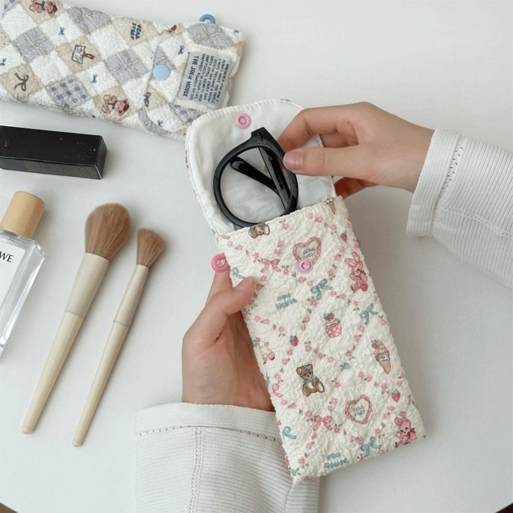 Soft Glasses Case Cotton Padded Eyewear Pouch New Sun Glasses Organizer  Outdoor